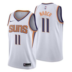 Phoenix Suns Trikot Associateion Edition Abdel Nader 11 Weiß 2020-21