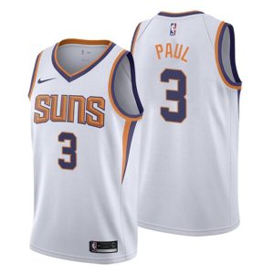 Phoenix Suns Trikot Associateion Edition Chris Paul 3 Weiß 2020-21