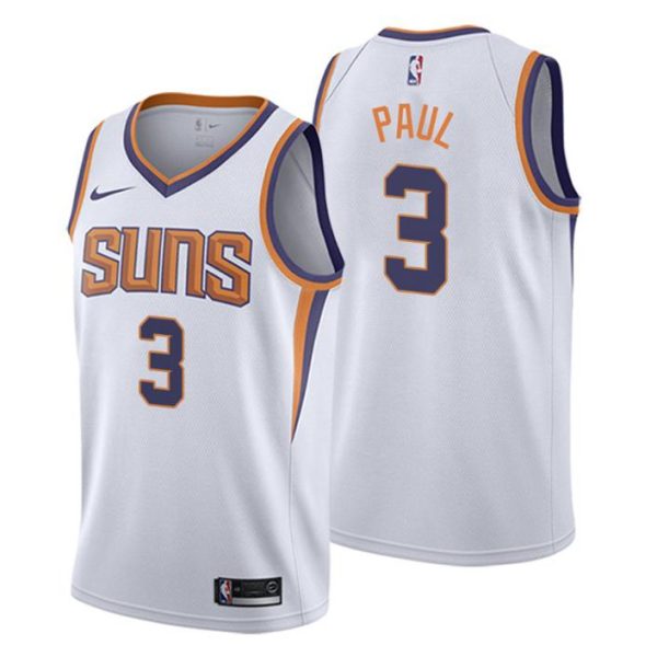 Phoenix Suns Trikot Associateion Edition Chris Paul 3 Weiß 2020-21