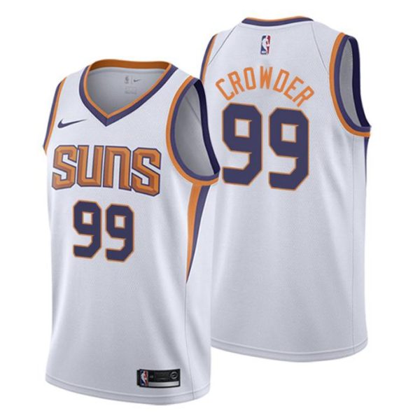 Phoenix Suns Trikot Associateion Edition Jae Crowder 99 Weiß 2020-21