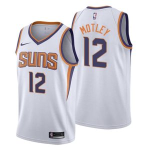 Phoenix Suns Trikot Associateion Edition Johnathan Motley 12 Weiß 2020-21