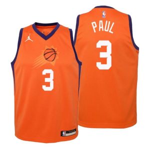 Phoenix Suns Trikot Chris Paul NO. 3 Statement Orange 2020-21 Kinder