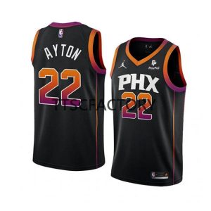Phoenix Suns Trikot DeAndre Ayton 22 Jordan 2022-23 Statement Edition Schwarz Herren Swingman