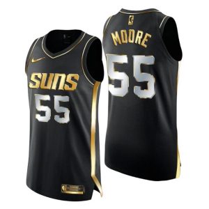 Phoenix Suns Trikot E’Twaun Moore Golden Edition Authentic Limited Schwarz Gold