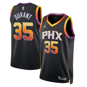 Phoenix Suns Trikot Jordan Statement Edition 2022-23 Swingman Schwarz Version Kevin Durant 35 Herren