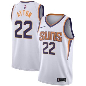 Phoenix Suns Trikot Nike Association Edition Swingman – Weiß – Deandre Ayton – Kinder