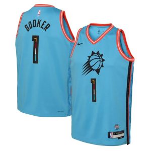 Phoenix Suns Trikot Nike City Edition Swingman 22 – DkTeal – Devin Booker – Kinder