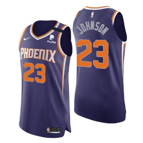 Phoenix Suns Trikot No. 23 Cameron Johnson Authentic Icon Lila