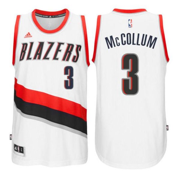 Portland Trail Blazers Trikot #3 C.J. McCollum New Swingman Home Weiß