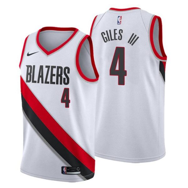 Portland Trail Blazers Trikot Associateion Edition Harry Giles III 4 Weiß