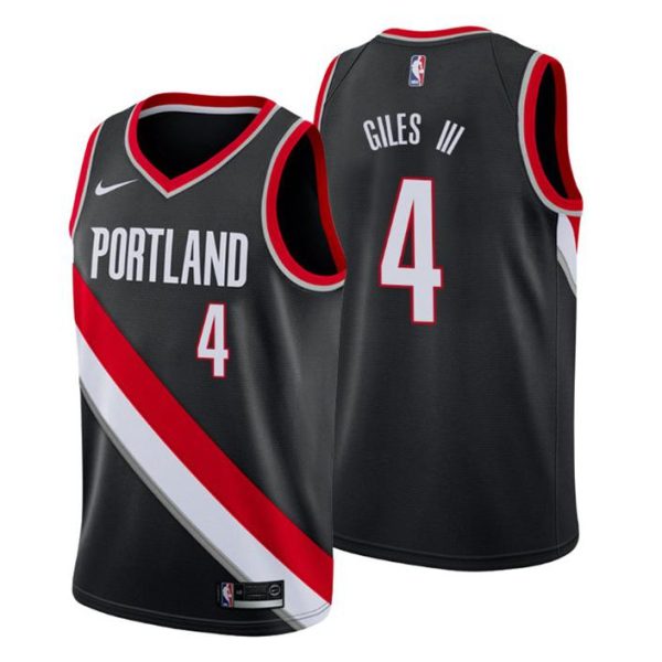 Portland Trail Blazers Trikot Icon Edition Harry Giles III 4 Schwarz