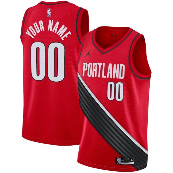 Portland Trail Blazers Trikot Jordan Statement Swingman – Benutzerdefinierte – Herren