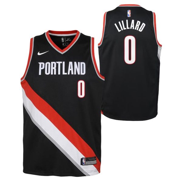 Portland Trail Blazers Trikot Nike Icon Swingman – Damian Lillard – Kinder