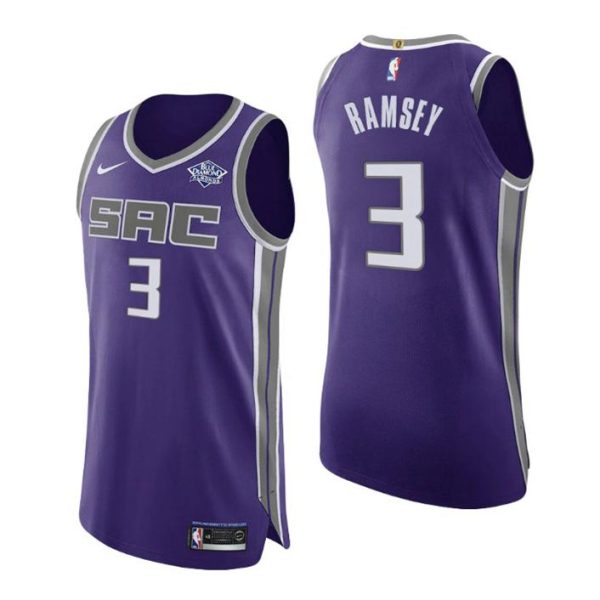 Sacramento Kings Trikot #3 Jahmi’us Ramsey Authentic Icon Edition Lila