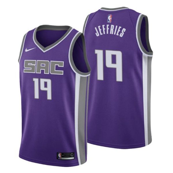 Sacramento Kings Trikot Icon Edition DaQuan Jeffries 19 Lila