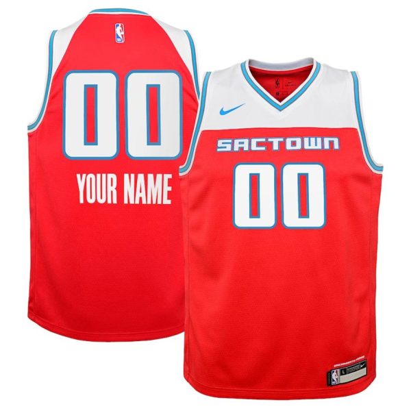 Sacramento Kings Trikot Nike City Edition Swingman – Benutzerdefinierte – Kinder