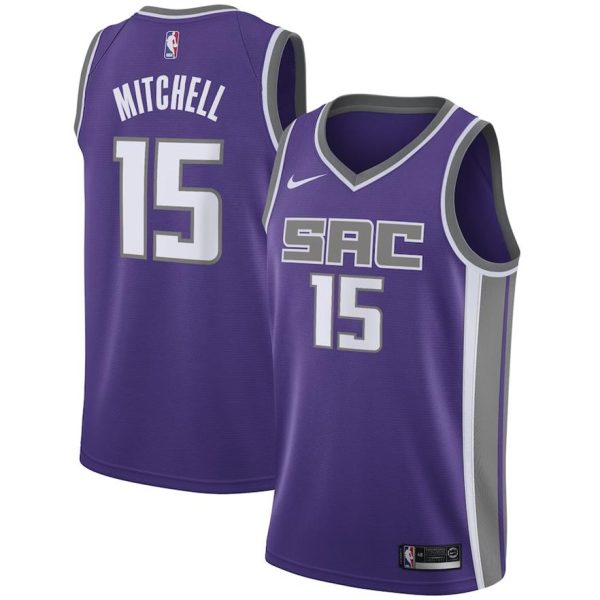 Sacramento Kings Trikot Nike Swingman – Lila – Davion Mitchell – Kinder – Icon Edition