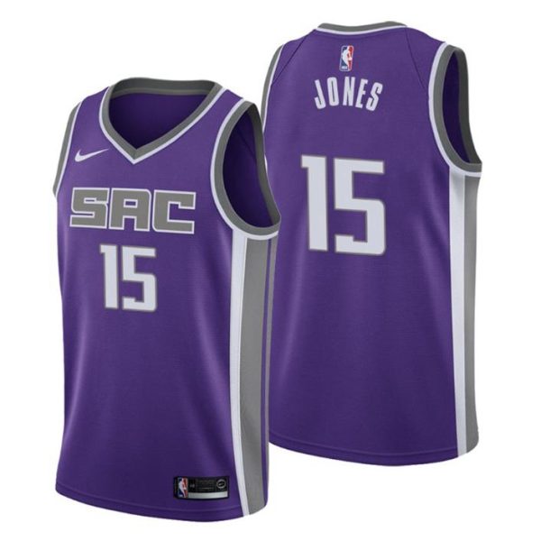 Sacramento Kings Trikot No. 15 Damian Jones Lila Swingman Icon Edition