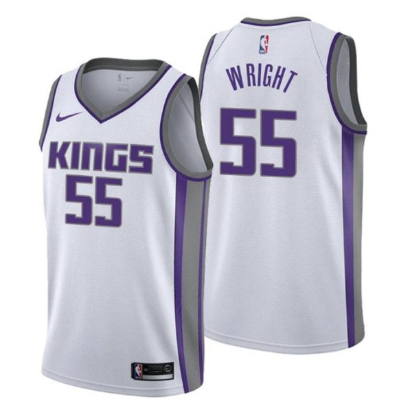 Sacramento Kings Trikot No. 55 Delon Wright Weiß Swingman Association Edition