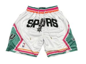 San Antonio Spurs 2021 Weiß City Edition Shorts