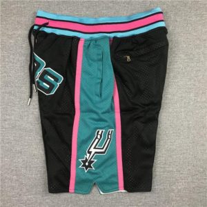San Antonio Spurs Grün Schwarz 90s Shorts