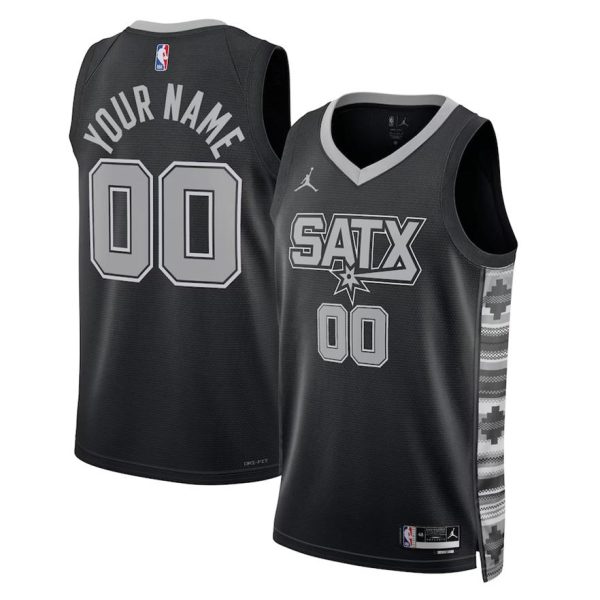 San Antonio Spurs Trikot Jordan Statement Swingman – Benutzerdefinierte