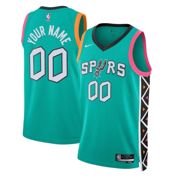 San Antonio Spurs Trikot Nike City Edition Swingman 2022-23 – Benutzerdefinierte