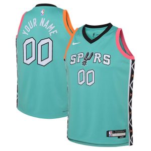 San Antonio Spurs Trikot Nike City Edition Swingman 2022-23 – Benutzerdefinierte – Kinder