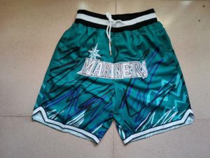 Seattle Mariners Sublimated Shorts Teal