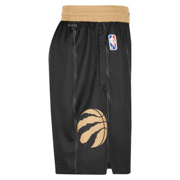 Toronto Raptors Nike 202122 City Edition Swingman Shorts – SchwarzGold