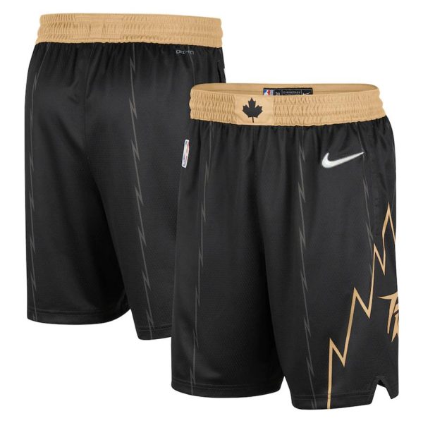 Toronto Raptors Nike 202122 City Edition Swingman Shorts – SchwarzGold