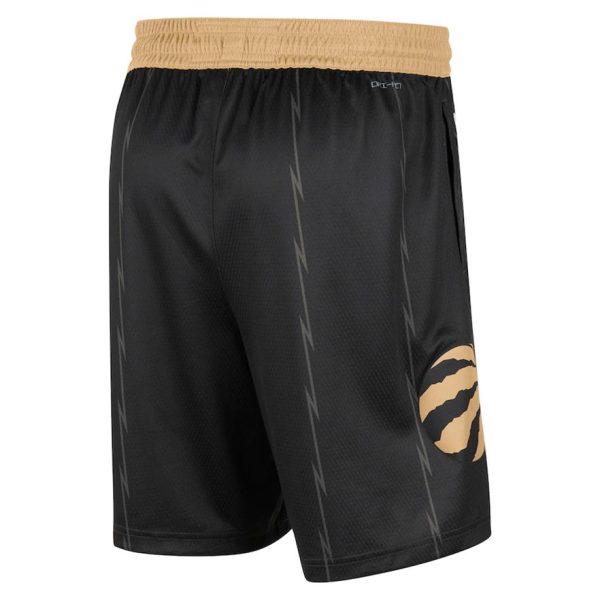 Toronto Raptors Nike 202122 City Edition Swingman Shorts – SchwarzGold