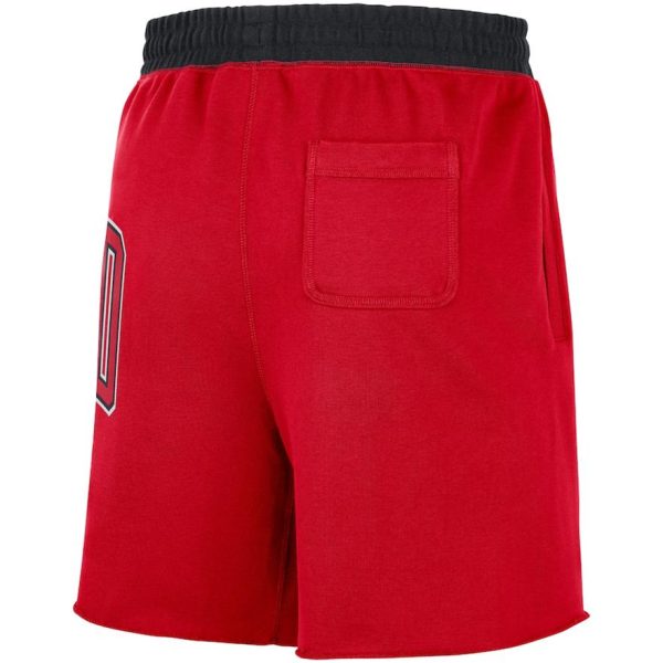 Toronto Raptors Nike 75th Anniversary Courtside Fleece Shorts – Rot