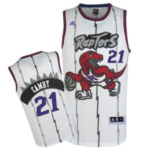 Toronto Raptors Trikot #21 Marcus Camby Soul Swingman Home Weiß