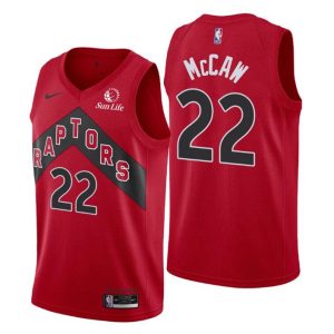 Toronto Raptors Trikot #22 Patrick McCaw Swingman Rot Icon Edition 2021