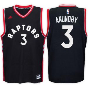 Toronto Raptors Trikot #3 OG Anunoby Alternate Schwarz New Swingman