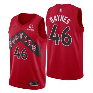 Toronto Raptors Trikot #46 Aron Baynes Swingman Rot Icon Edition 2021