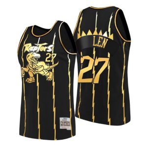 Toronto Raptors Trikot Alex Len 2021 Golden Edition HWC Limited Schwarz