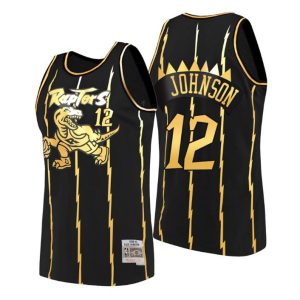 Toronto Raptors Trikot Alize Johnson 2021 Golden Edition HWC Limited Schwarz