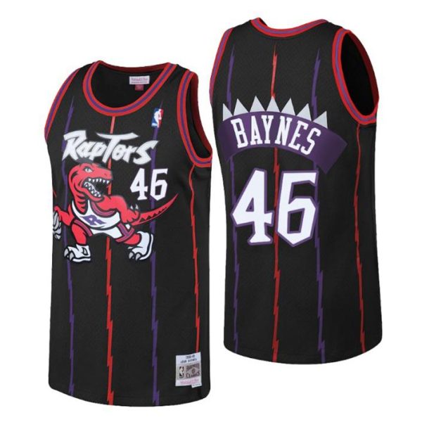 Toronto Raptors Trikot Hardwood Classics Aron Baynes 46 Lila