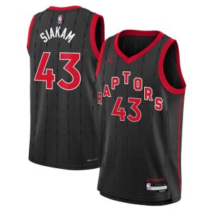 Toronto Raptors Trikot Jordan Statement Edition Swingman 22 – Schwarz – Pascal Siakam – Kinder