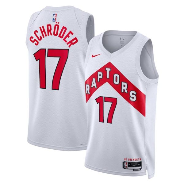 Toronto Raptors Trikot Nike Association Edition Swingman – Weiß – Dennis Schröder