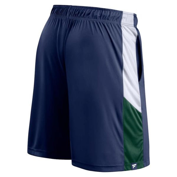 Utah Jazz Fanatics Branded Champion Rush Practice Performance Shorts – Navy