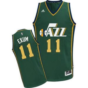 Utah Jazz Trikot #11 Dante Exum 2014-15 New Swingman Alternate Grün