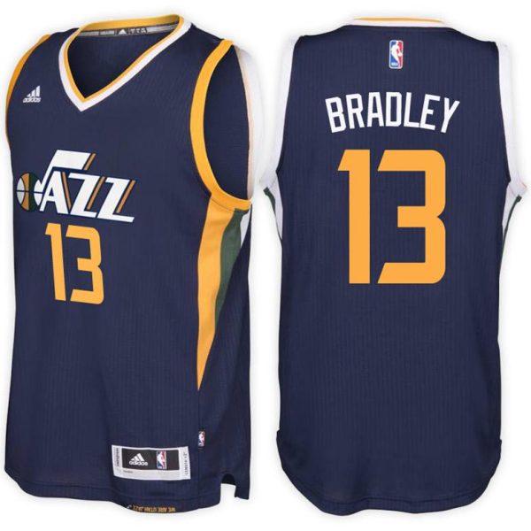 Utah Jazz Trikot #13 Tony Bradley Road Navy New Swingman