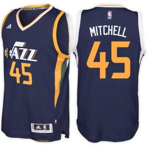 Utah Jazz Trikot #45 Donovan Mitchell Road Navy New Swingman