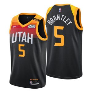 Utah Jazz Trikot #5 Jarrell Brantley Swingman Schwarz City Edition 2021