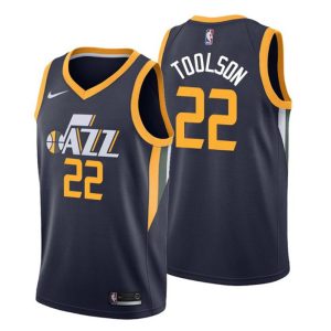 Utah Jazz Trikot Icon Edition Jake Toolson 22 Schwarz