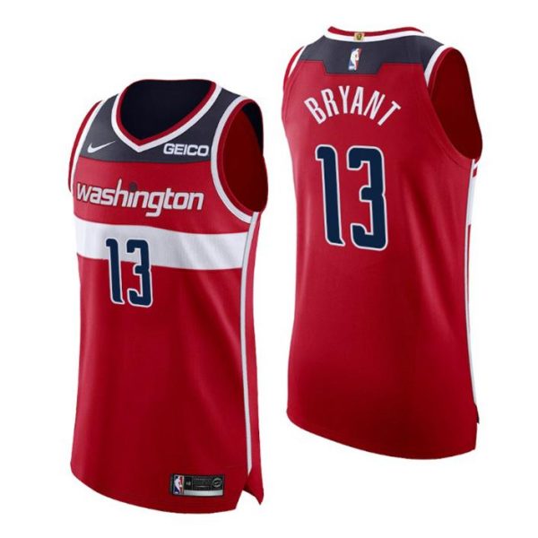 Washington Wizards Trikot #13 Thomas Bryant Authentic Statement Edition Rot