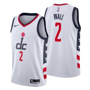 Washington Wizards Trikot #2 John Wall City Weiß 2019-20 Swingman